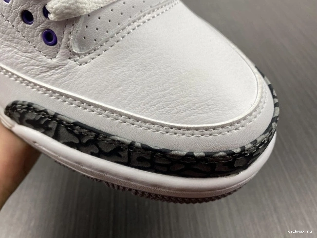 Rep MAX Jordan 'Dark Retro 3 CT8532-105 Iris' Air 0818